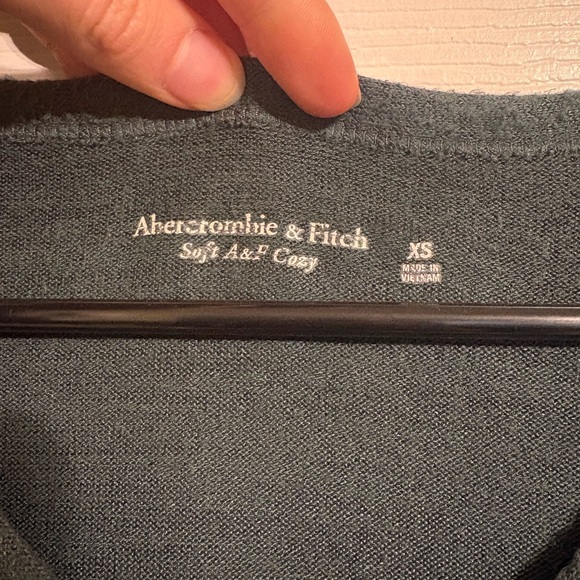 Abercrombie & Fitch Dark Green Long Sleeve Bodysuit - Picture 4 of 5